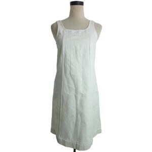 Madewell White Denim Jean Jumper Dress Size 00 Sleeveless